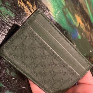 Used Gucci Card Case with Money Clip